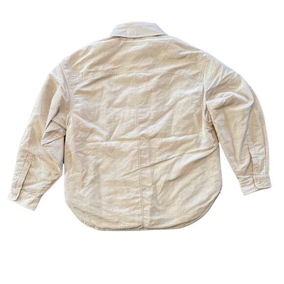 NWT ALO Socialite Shacket Bone S Lightweight Unisex Layering Jacket - Picture 5 of 8